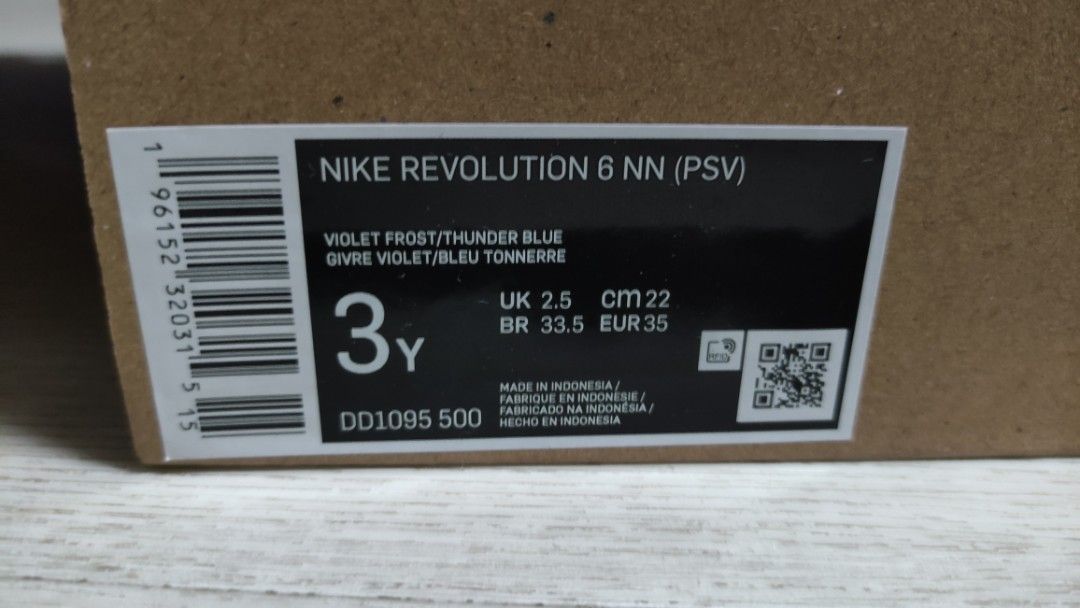 Nike revolution sports shoes (Category: Babies & Kids Fashion) located in Singapore. Submitted by tkmum (Listing ID 1373850812, Image 3). Description: Still in good condition. Bought it just fitting and worn less than 10 times, now too tight for my girl..