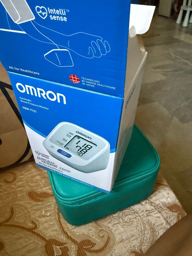 Omron Blood pressure monitor digital (Category: Health Monitors & Weighing Scales) located in Manila. Submitted by bondea (Listing ID 1373823839, Image 1). Description: Used only a few times.. Almost brand new With bag for safekeep.. .