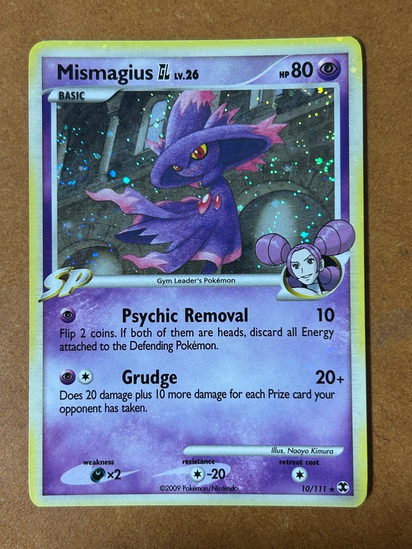 Pokemon Rising Rivals | Mismagius GL #10 Holo | Pokemon English | Team ...
