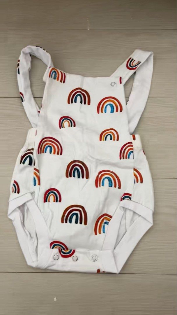 Rainbow Print Baby Romper (Category: Babies & Kids Fashion) located in Singapore. Submitted by planbee (Listing ID 1373827979, Image 1). Description: .
