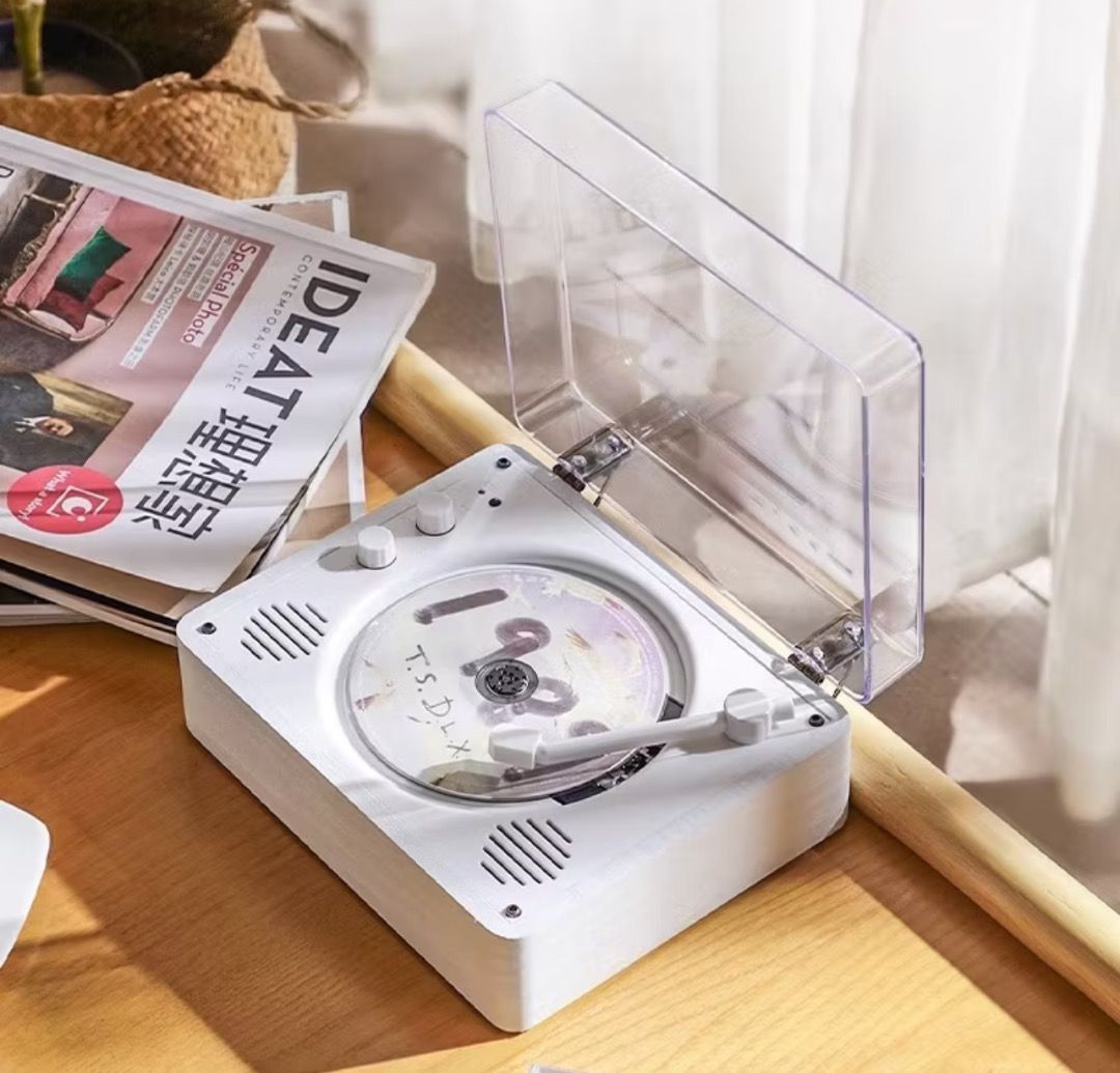 Retro Style CD Player/Bluetooth Speaker (Category: Portable Music Players) located in Caloocan City. Submitted by shibalmylyf (Listing ID 1373951367, Image 2). Description: Never been used (just opened to see if working) RFS: Need funds ASAP.