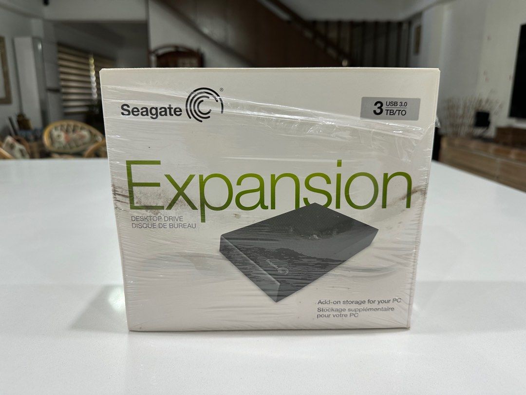 Seagate Expansion 3TB USB 3.0 External Hard Drive (Category: Hard Disks & Thumbdrives) located in Davao. Submitted by smfya (Listing ID 1373833022, Image 1). Description: External hard drive by Seagate offers an easy-to-use solution when you need to add data storage to your computer instantly. / Drag and drop file saving, right out of the box / Fast data transfer with USB 3.0 or USB 2.0 connectivity Rfs: Got as a gift - Good as new - Opened packa