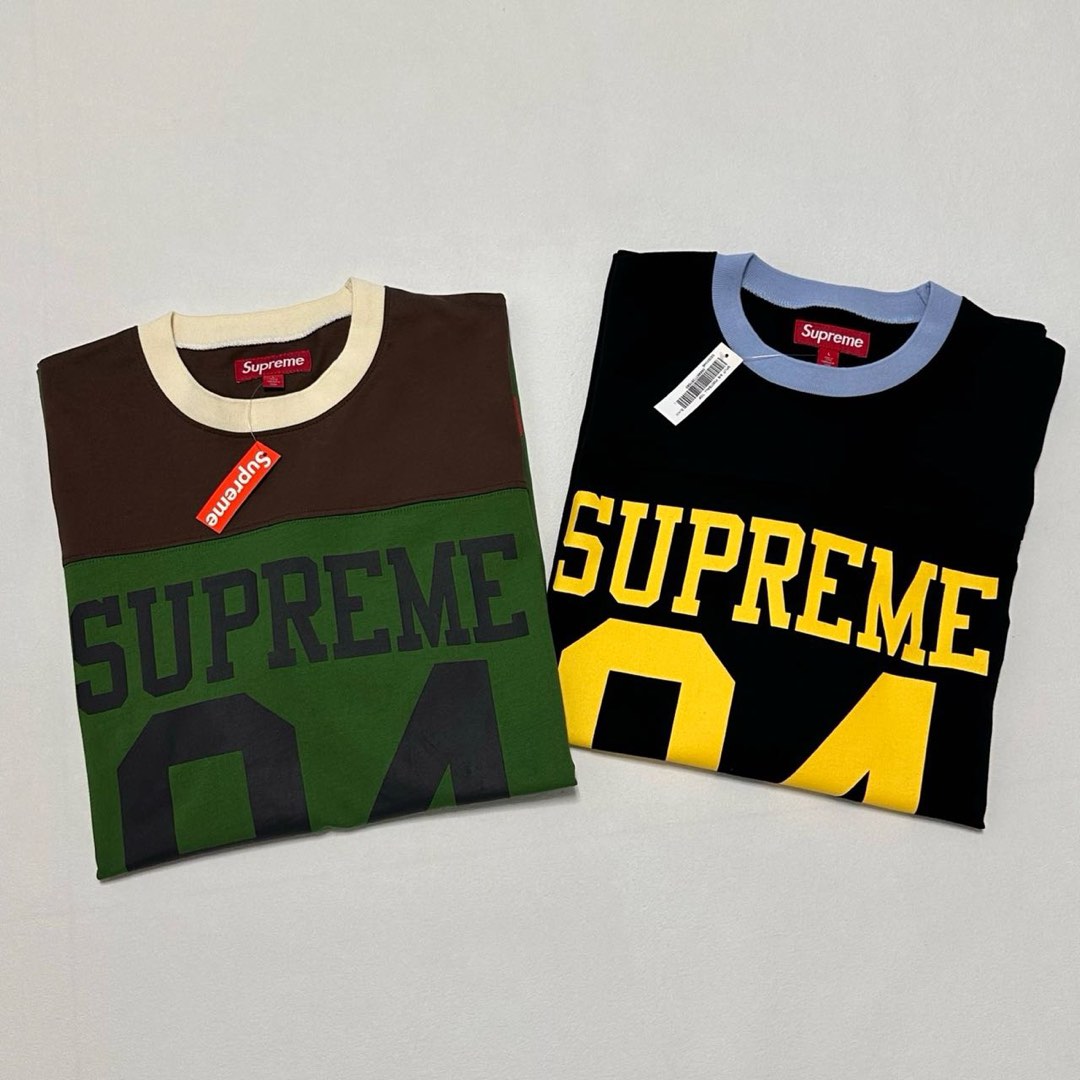 トップス supreme 25ss Split S/S Football Top XL Supreme Split S/S Football Top Green Men's - SS25 - US