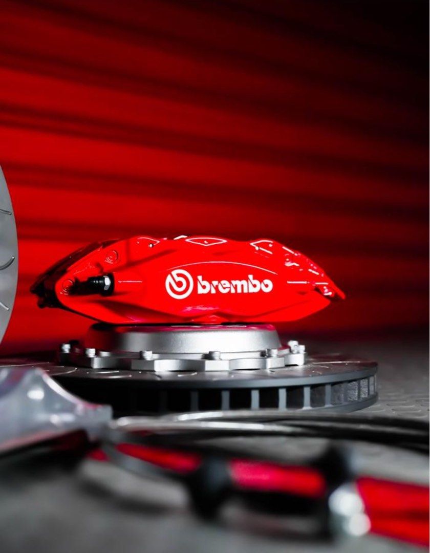 Toyota Honda Mercedes-Benz BMW Hyundai Kia Volvo Porsche Jaguar Mazda Nissan Volkswagen Audi BRAND NEW BREMBO F50 4 POT with 345mm ROTORS BIG BRAKE KIT SET (Category: Accessories) located in Singapore. Submitted by flexforce (Listing ID 1373919719, Image 1). Description: Step up your braking game with this OEM-style Brembo F50 4-Piston Big Brake Kit, designed for enhanced performance, everyday comfort, and aggressive street style. ✅ Vehicle Compa