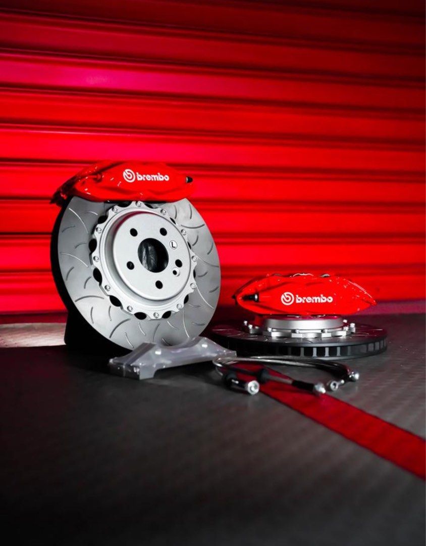 Toyota Honda Mercedes-Benz BMW Hyundai Kia Volvo Porsche Jaguar Mazda Nissan Volkswagen Audi BRAND NEW BREMBO F50 4 POT with 345mm ROTORS BIG BRAKE KIT SET (Category: Accessories) located in Singapore. Submitted by flexforce (Listing ID 1373919719, Image 3). Description: Step up your braking game with this OEM-style Brembo F50 4-Piston Big Brake Kit, designed for enhanced performance, everyday comfort, and aggressive street style. ✅ Vehicle Compa
