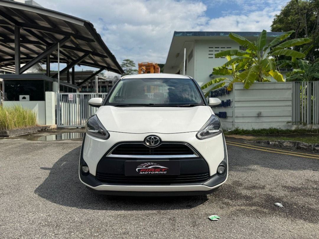 Toyota Sienta 1.5A Elegance (Category: Used Cars) located in Singapore. Submitted by firstmotoring88 (Listing ID 1370345489, Image 1). Description: Vehicle Features Toyota Responsive And Reliable 1.5L 4 Cylinder Inline 16 Valve DOHC Engine Producing 105 Bhp, Keyless Entry/start/stop. Accessories Factory Fitted Toyota Player Support Bluetooth Connection With Reverse Camera, Sport Rims, Rear Aircon, Dual Power Sliding Door. Description 1 owner unit