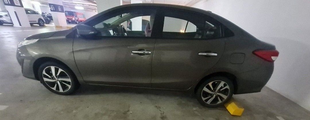 Toyota Vios 1.5 G Grade (A) (Category: Used Cars) located in Singapore. Submitted by thiamkhee (Listing ID 1373799644, Image 3). Description: Toyota Vios 1.5G with leather seats and sports rims Borneo Motors agent unit First and only owner Registered: 25 March 2020 Coe valid till: 24 March 2030 No. of transfers: 0 Mileage: 39,000km+ Car is low mileage, fully stock and in good running condition. Car is fully paid, open to trades for 7/8 seaters or
