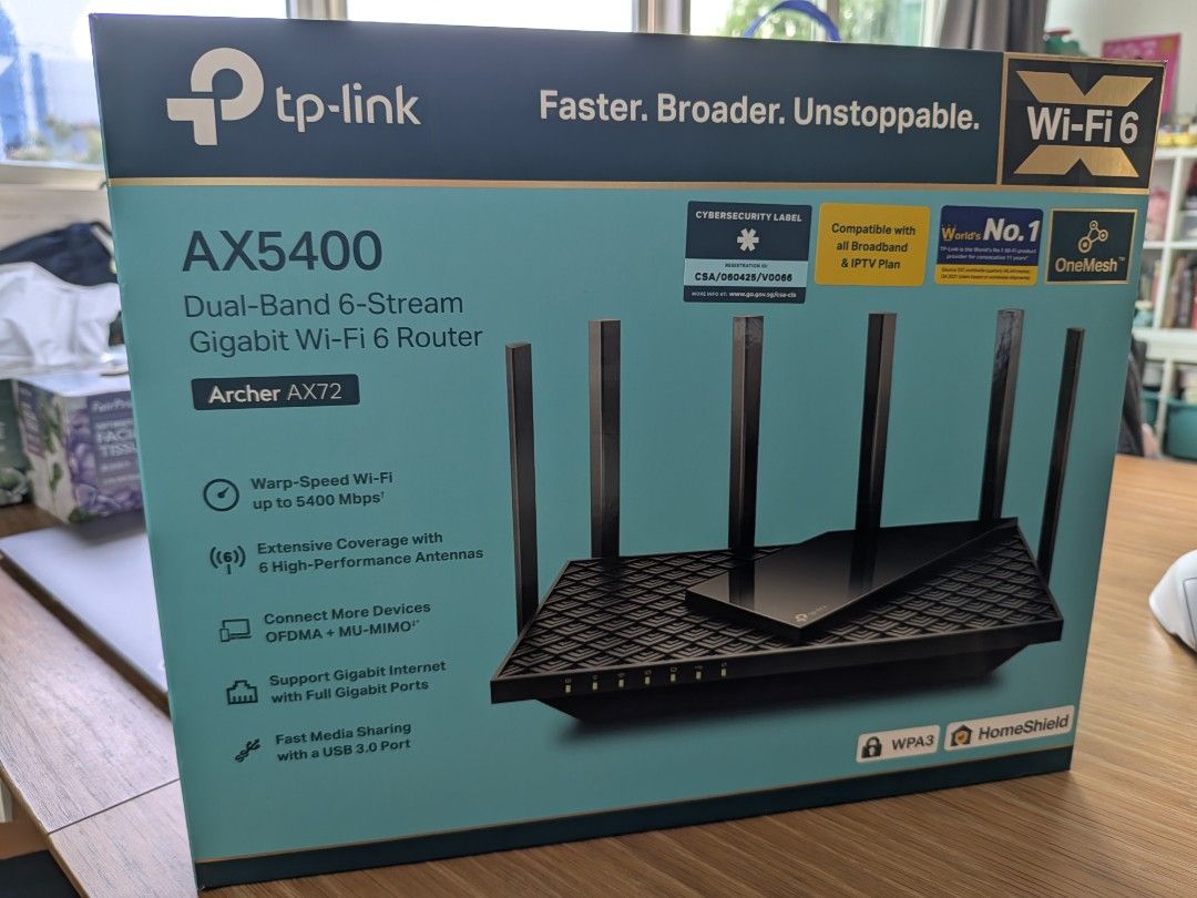 TP Link (Category: Networking) located in Singapore. Submitted by timhochee (Listing ID 1373844262, Image 1). Description: Great condition. Set up as used as backup wifi for awhile but kept as not utilised..