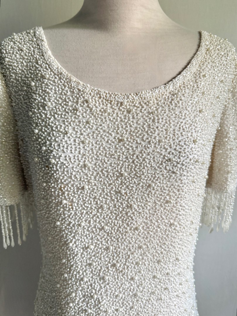 Vintage Love Beaded Top main image 0