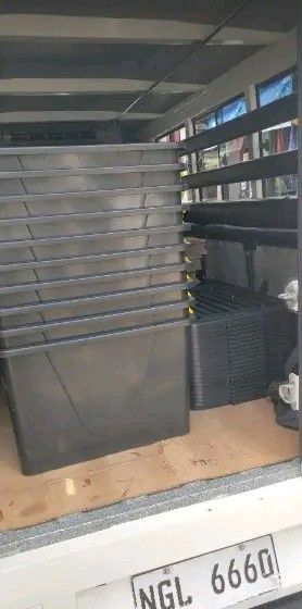 143L BIG STORAGE BOXES TO MAKATI CITY (Category: Storage Boxes & Baskets) located in Quezon City. Submitted by uno_store (Listing ID 1377944969, Image 1). Description: ‼️ ‼️ STORAGE BOXES GRAND DEALS - SALE SALE ‼️ ‼️ ✅ 💯 % Durable ✅ always new stocks ✅ always available B I G ✅ D I S C O U N T ✅ F O R ✅ B U L K ✅ O R D E R S ‼️ ‼️ Open for wholesale/Suppliers/Dealers/Distributors ‼️ ‼️ ✅ Proof of Delivery 15 boxes 143L black storage boxes To Mak