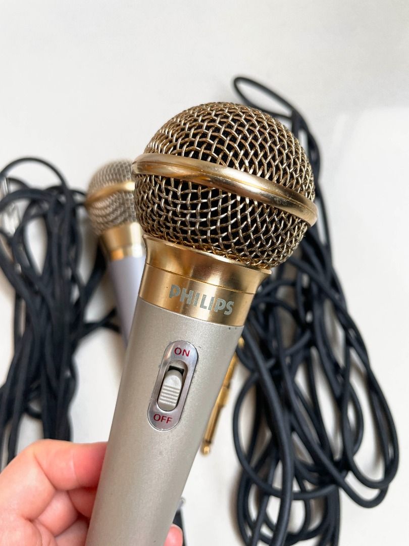 2x Vintage Philips Dynamic Microphone SBC MD 600 - Excellent Condition ...