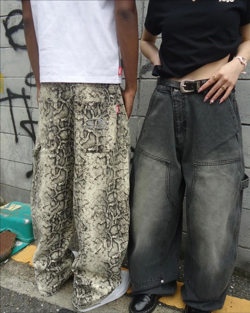 パンツ Double Knee Ballon Denim Pants 9090 Double Knee Ballon Denim Pants – YZ