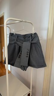 [99%NEW] 灰色斯文OL西裝短褲64229975597954110