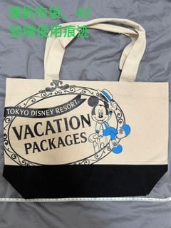 東京迪士尼 東迪 米奇 爆款 帆布袋 單肩包 托特包 tote bag64233657402625110