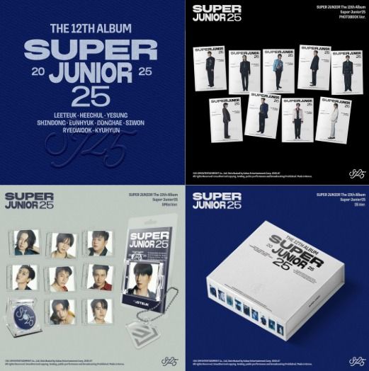 預購含特典] SUPER JUNIOR [Super Junior 25] 12TH ALBUM 專輯