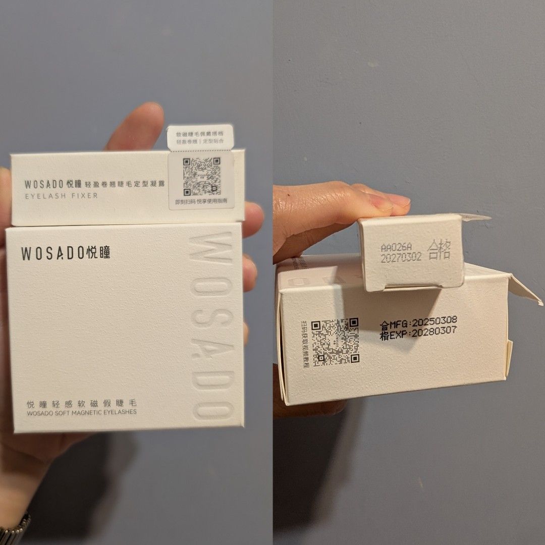 由 chyhun (刊登 ID 1377403387，圖片 2) 提交，位於 台北市 (Taipei) 的 二手/ WOASDO 磁吸假睫毛-202504廣州原門市購入 (類別：眼部彩妝、保養)，說明：✅2025/4月於廣州門市購入，最新款的 ✅附贈一罐凝膠（已拆封） ✅商品內容：整盒完整沒有缺件，原盒+夾子+左右睫毛 🔎商品狀態：使用兩次，配戴不到一小時，極新，商品已清潔過。