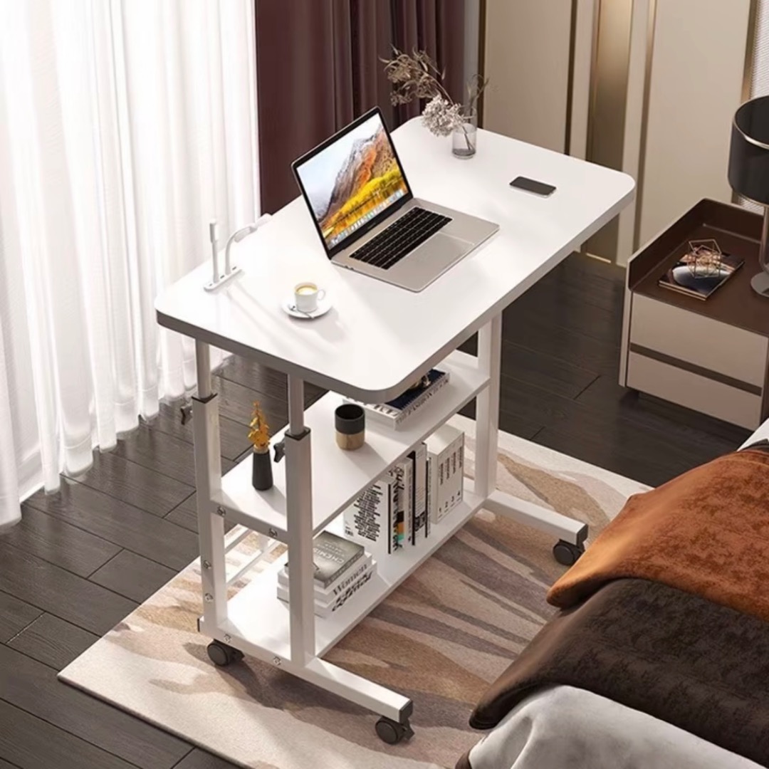 Adjustable Height Laptop Table | Overbed Rolling Laptop Desk | Mobile ...