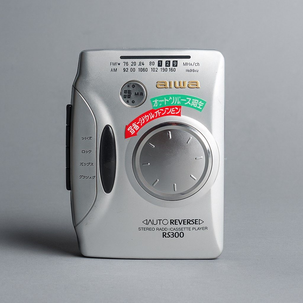 Aiwa cassette player RS300 (Category: Portable Music Players) located in Malolos. Submitted by midnightsky_ (Listing ID 1378125332, Image 1). Description: Aiwa cassette player RS300 -in good condition -newly replaced belt, cleaned and calibrated -tape working, ff and reverse -with AM/FM -runs with 2 AA batteries Pm us for more information Kindly manage your expectations since this is a vintage unit Minor scratches can be seen in the player..