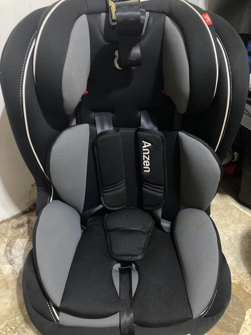 Anzen Baby Carseat (Category: Kids Tables & Chairs) located in Quezon City. Submitted by Ebotchi (Listing ID 1378091484, Image 1). Description: Anzen Baby Chair Used a few times then stored immediately Almost new but has a stain on the cushion maybe due to storage.