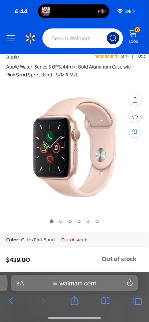 Pink Sand Apple Watch Series Rose Gold Walmart Apple Watch Series