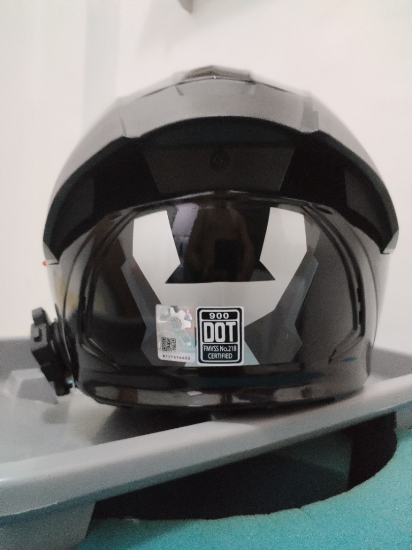 Axk mudular helmet with intercom, Motorbikes, Motorbike Parts ...