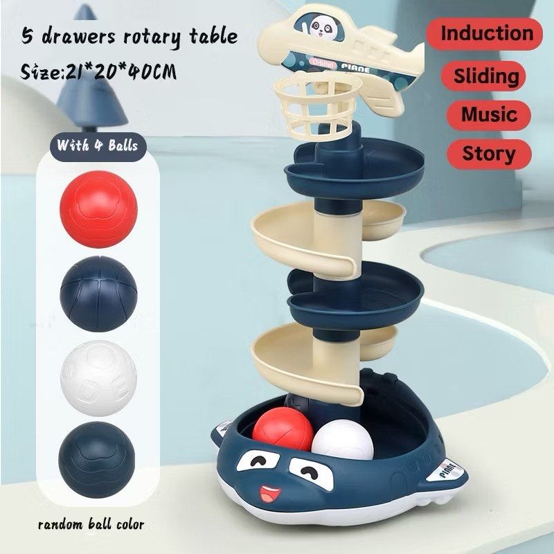 <Free Delivery> Baby toddler children rolling ball tower (Category: Infant Playtime) located in Singapore. Submitted by theamazingstore (Listing ID 1378048544, Image 3). Description: 🌟FREE COURIER DELIVERY🌟 5 layers - $19.90 7 layers - $21.90 .