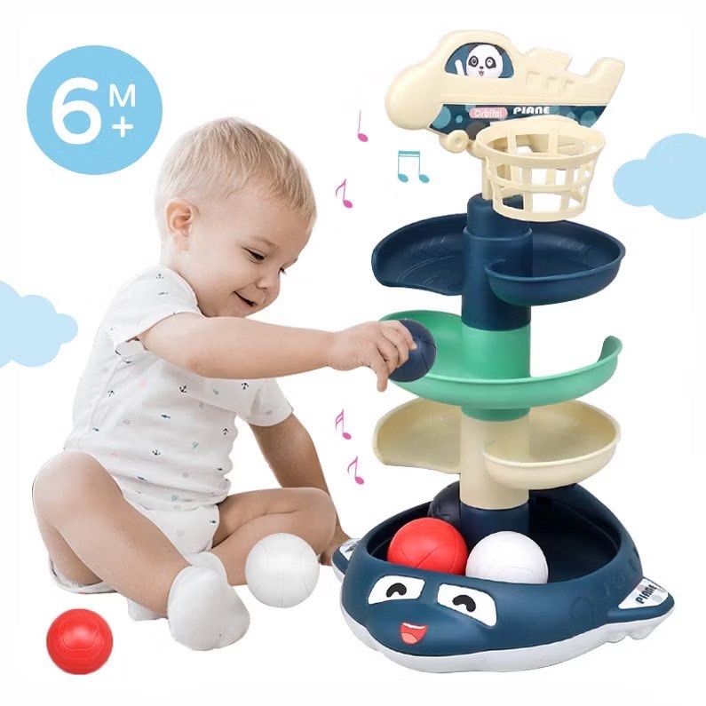 <Free Delivery> Baby toddler children rolling ball tower (Category: Infant Playtime) located in Singapore. Submitted by theamazingstore (Listing ID 1378048544, Image 1). Description: 🌟FREE COURIER DELIVERY🌟 5 layers - $19.90 7 layers - $21.90 .