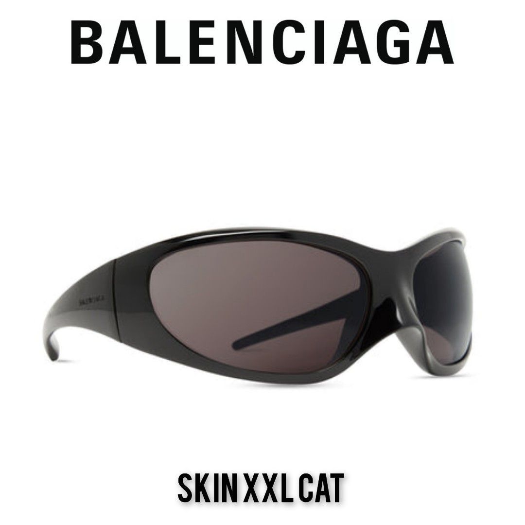 Balenciaga skin cat xxl xl sunglasses, 名牌精品, 精品配件在旋轉拍賣