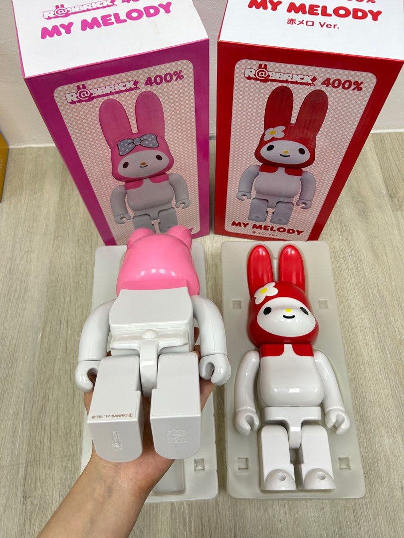 Bearbrick Rabbrick MY MELODY 400% Pink and Red, Hobbies