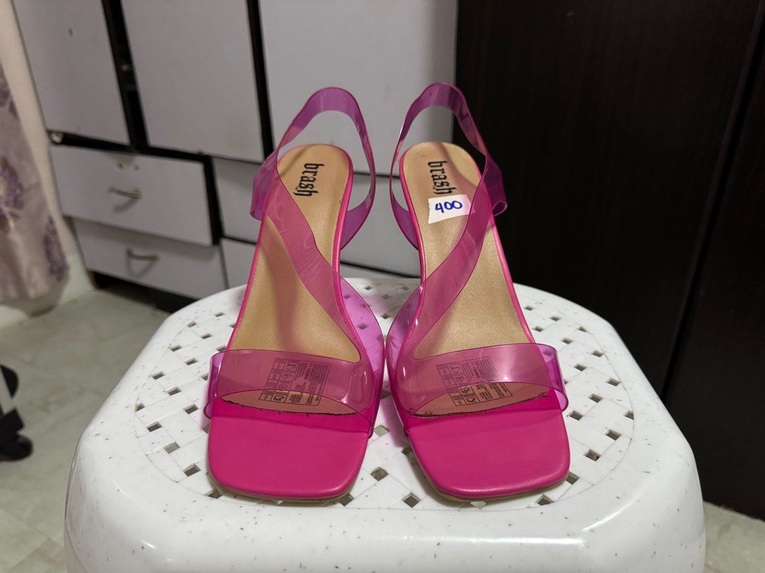 Brash Pink Heels Size 10 / 41 (Category: Heels) located in Quezon City. Submitted by onestock2024 (Listing ID 1378093852, Image 1). Description: 💳Mode of Payment: Gcash, BPI, and Cod 🚚Mode of Delivery: Grab (same day delivery), Lalamove (same day delivery), Gogo Express (far places), J&T (far places),or any courier preferred by the customer 📍Location: Project 8, QC ‼️ shipping fee is shouldered by the customer ‼️ Payment first is applicable fo
