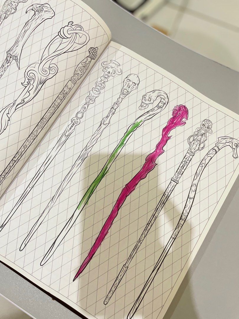 Buku Mewarnai Harry Potter, Buku & Alat Tulis, Buku di Carousell