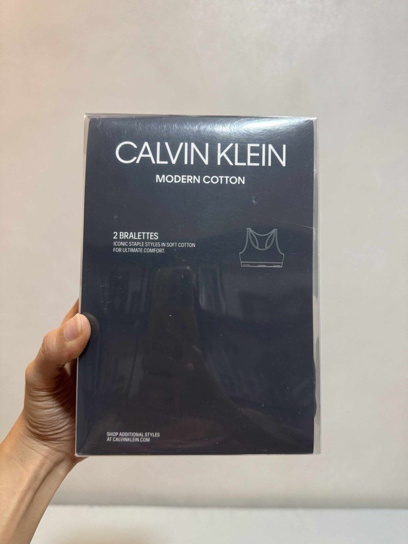 Calvin Klein Sports Bralettes (Category: Others Tops) located in Las Pinas. Submitted by masd0923 (Listing ID 1378091030, Image 3). Description: Selling this for my sister: - brand new modern cotton bralettes - Size Small (stretchable) - 2 pcs (black color) She bought this in CK Alabang Town Center Branch for 4,550. But selling it low for 3,500. RFS: decluttering + she got the same bralette colors as a gift. Slightly negotiable. PM me.