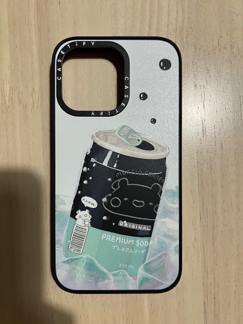 Casetify iPhone 13 Pro Case (Premium Soda by Muffin Corner) (Category: Cases & Sleeves) located in Quezon City. Submitted by pieck22 (Listing ID 1377989075, Image 1). Description: Original Casetify Premium Soda by Muffin Corner iPhone 13 Pro Case •Used for 2 days •Box included •Fixed price •No return policy •Shipping fee will be paid by buyer •Payment method: GCash, Maya, or BPI bank transfer •No meet ups RFS: decluttering Please PM for sure buye