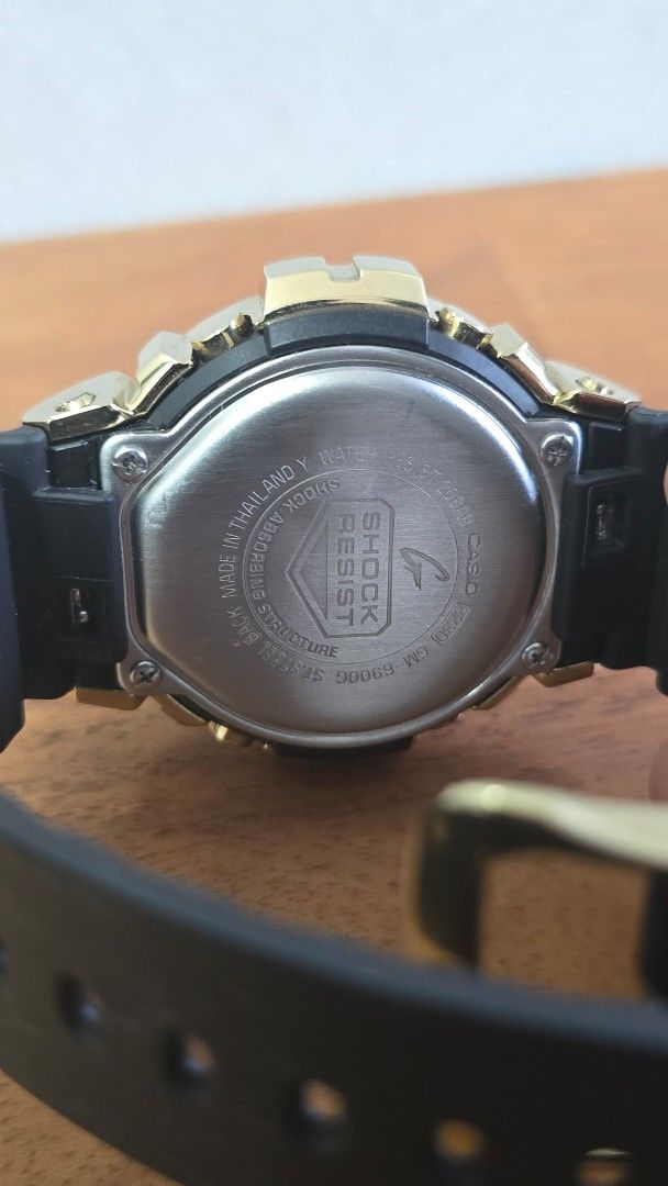 Casio G-Shock Gold Watch (Category: Men's Watches) located in Singapore. Submitted by yaaahooooo (Listing ID 1377985815, Image 2). Description: GM-6900G-9 No box No warranty Slight nego Selling at $220.