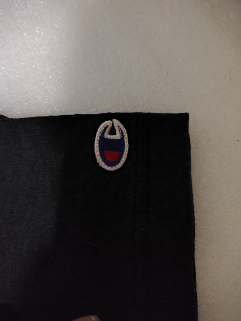 CHAMPION SCRIPT TEE (Category: Tshirts & Polo Shirts ) located in Makati City. Submitted by nthy06 (Listing ID 1378101624, Image 3). Description: CHAMPION SCRIPT (19X27) SIZE L ON TAG 9/10 COLOR RATE NO ISSUE GOOD CONDITION.