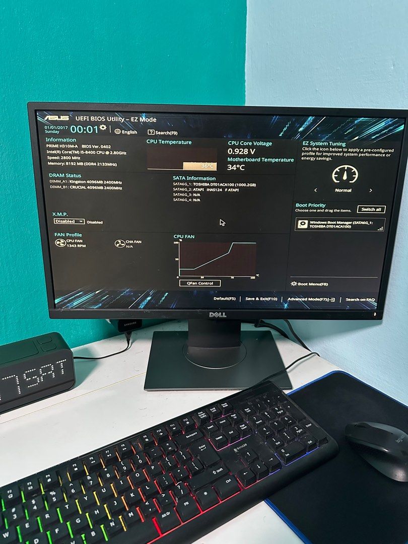 Desktop PC - Intel i5-8400, 8GB RAM, Windows 10 Pro N63204755985795112