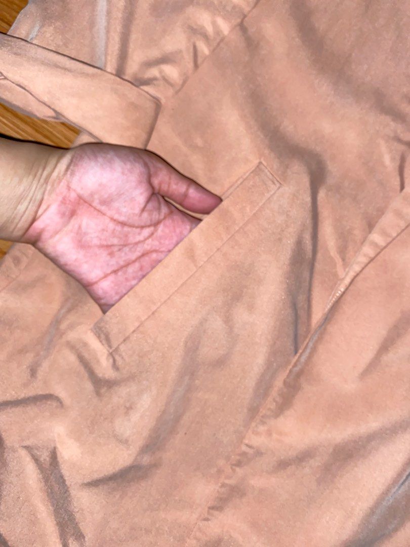 Divided by H&M Dusty Rose Coat (Category: Coats, Jackets and Outerwear) located in Dasmarinas. Submitted by 2020.up (Listing ID 1378109056, Image 3). Description: Length: 39.2 in; 100 CM Sleeve length: 26.2 in; 67 CM Shoulder: 15.5 in; 38 CM Brand: Divided by H&M.