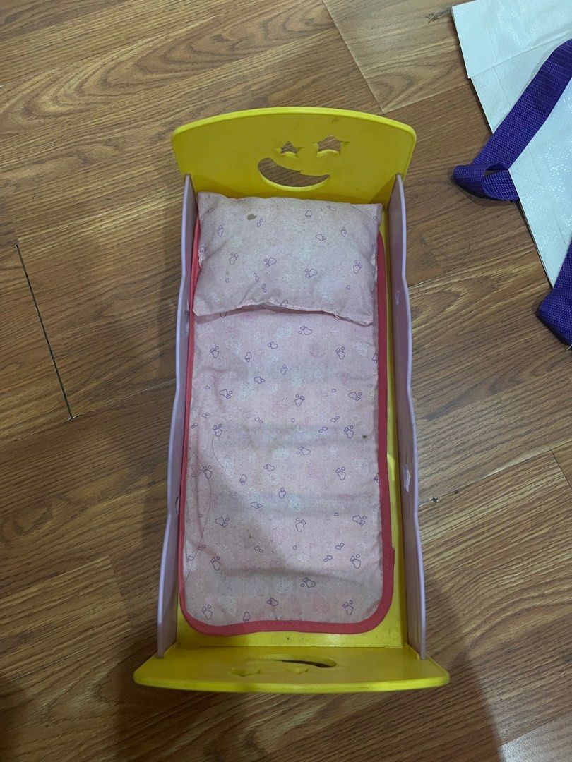 Doll bed (Category: Kids Toys) located in Quezon City. Submitted by atozmarketing (Listing ID 1378090092, Image 1). Description: .