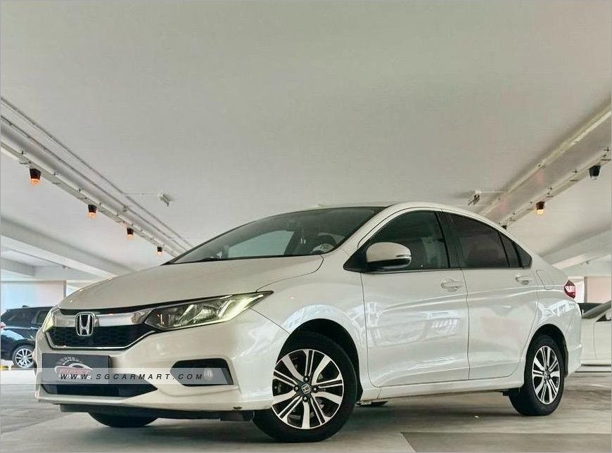 Honda City 1.5A V (Category: Used Cars) located in Singapore. Submitted by firstmotoring88 (Listing ID 1378053368, Image 2). Description: Vehicle Features 1.5l I-VTEC Earth Dreams engine producing 118 Bhp, Earth Dreams CVT transmission with eco mode, ABS, airbags, multi function steering. Accessories Sport rims, factory fitted audio system, parking sensor, LED DRL. Description Pristine condition! 100% financing at an amazing rate from 2.48% per a