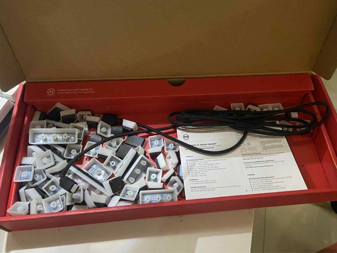 HyperX Alloy Origins Core Tenkeyless (Category: Computer Keyboard) located in Marikina City. Submitted by 1002vintage (Listing ID 1378071052, Image 2). Description: 5k srp Red Switch With minor defects - some keys don’t register. Can be repaired, possibly needs cleaning only.