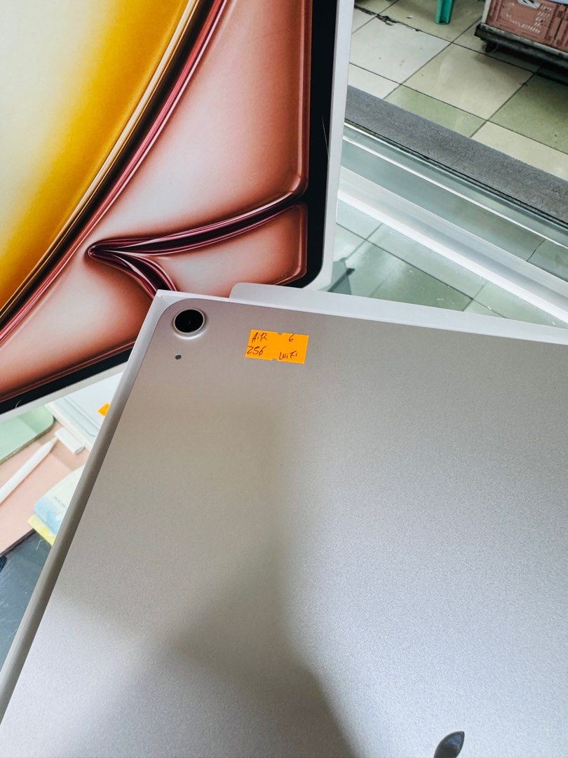 IPAD AIR 6 M2 13" 256GB WIFI COMPLETE (Category: iPad) located in San Juan City. Submitted by Khalidmgdla08 (Listing ID 1378112468, Image 2). Description: FOR SALE | TRADE/SWAP Price: 39,000 On hand: IPAD AIR 6 M2✔️ 256GB ✔️ 13 INCHES ✔️ 100% Batt health ✔️ 100% Original ✔️ 99% Makinis ✔️ 99% Smooth ✔️ NOT REFURB ✔️ NO HIDDEN ISSUES ✔️ NEVER BEEN REPAIRED ✔️ TEST TO SAWA✔️ FREE 3-UTOOLS ✔️ ANY MODEL OF IPHONE AND SAMSUNG ARE AVAILABLE! ✨ We accep