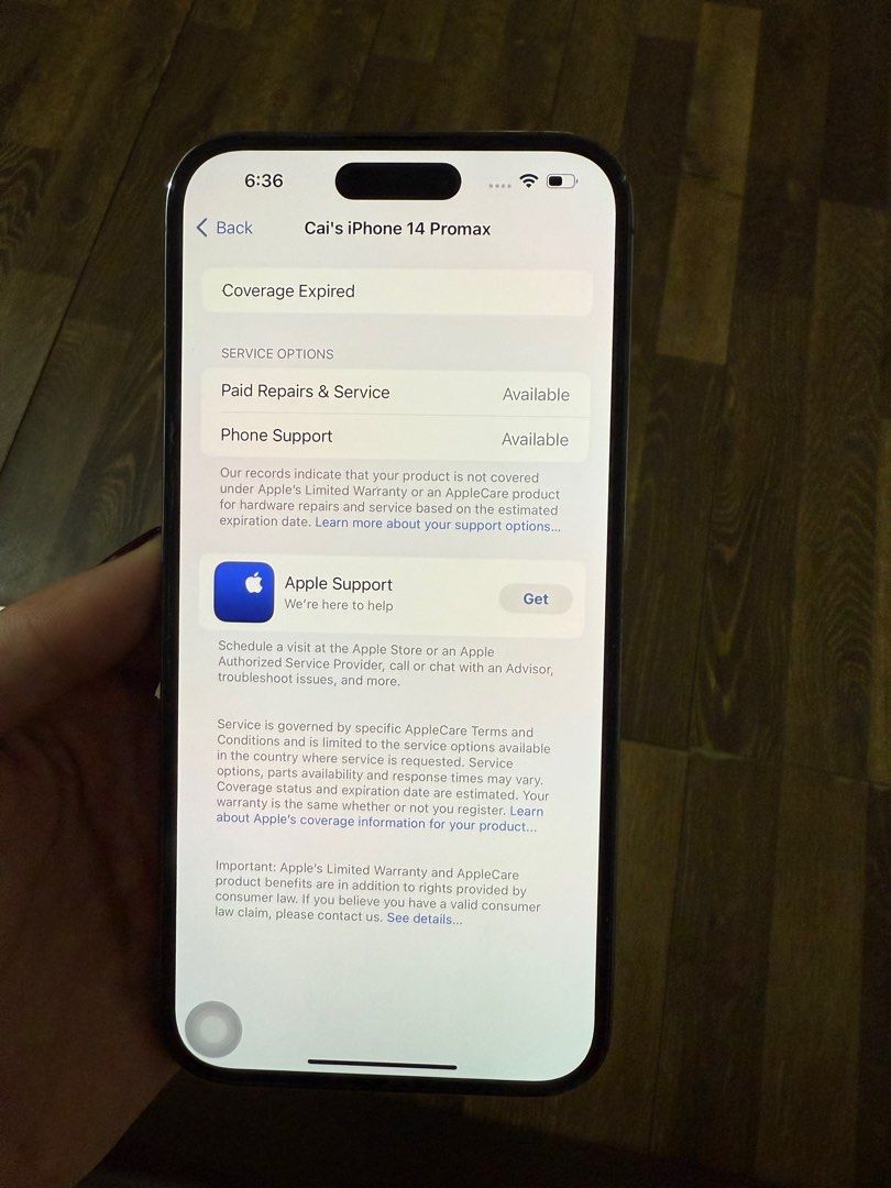 Iphone 14 Pro Max 128 GB (Category: iPhone 14 Series) located in Malolos. Submitted by highprizeph (Listing ID 1378143111, Image 2). Description: RFS: UPGRADED TO NEW IPHONE.