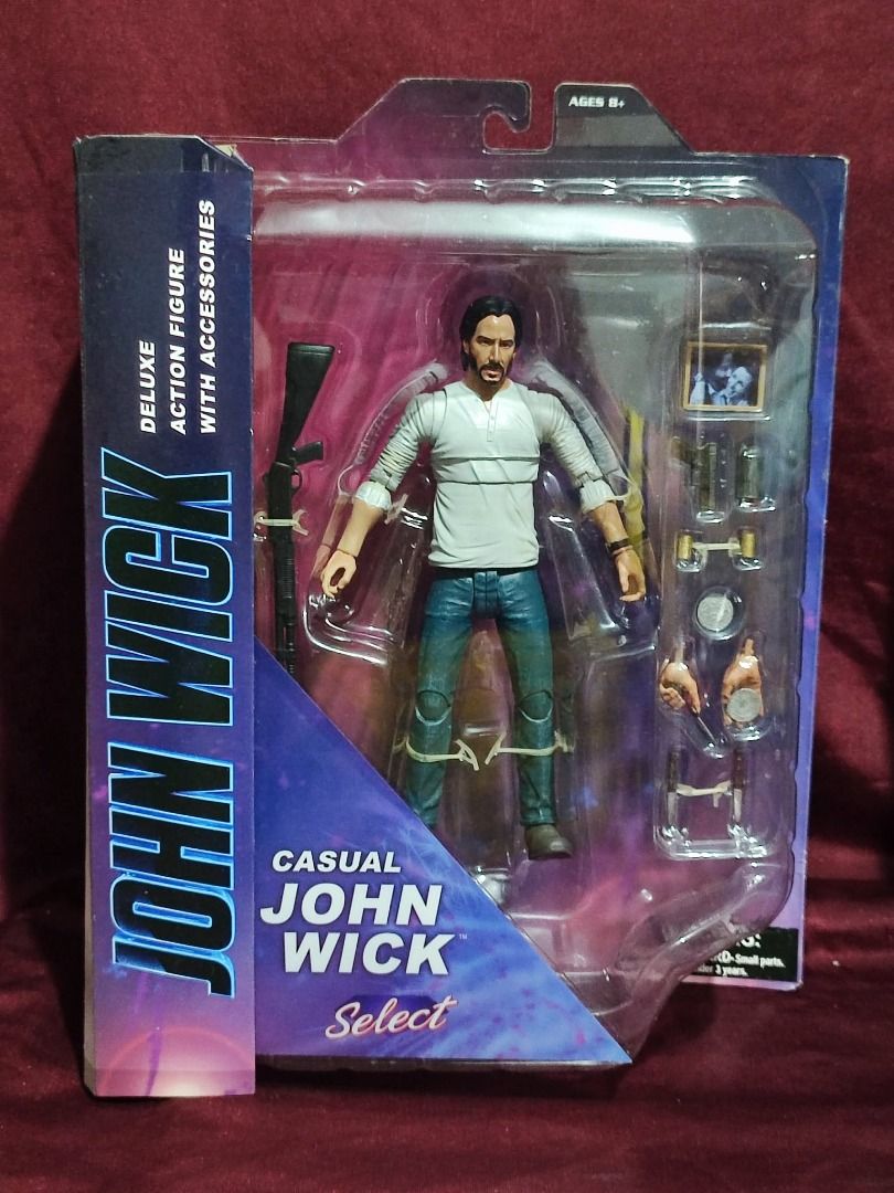 JOHN WICK, sealed - Diamond Select Chapter 2 Casual - Black Suit Tactical (Category: Figurines & Statues) located in Angeles City. Submitted by moretoys4u2024 (Listing ID 1378094676, Image 1). Description: * Message me if you want to purchase * Message me if you want to purchase * Message me if you want to purchase ` [ON HAND / AVAILABLE!!!] ` For other figures, msg me. ` [SHIPPING / PAYMENT:] =============== * via JRS ONLY * No to J&T/LBC/COP/CO