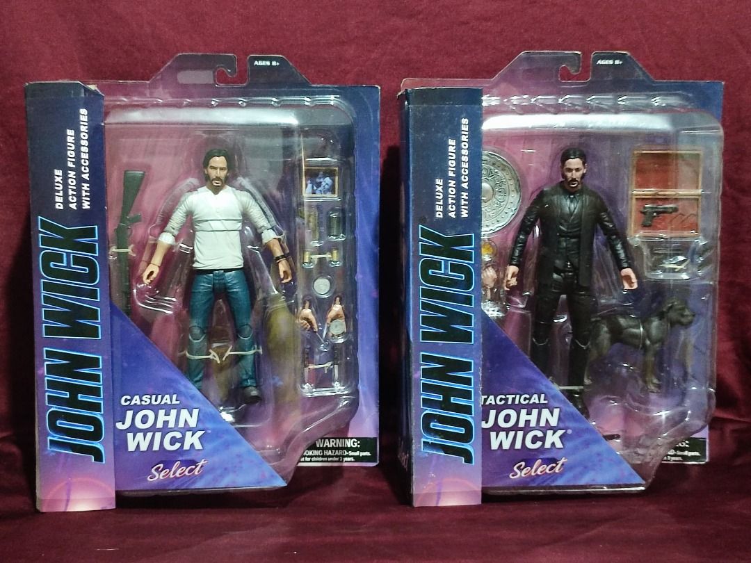 JOHN WICK, sealed - Diamond Select Chapter 2 Casual - Black Suit Tactical (Category: Figurines & Statues) located in Angeles City. Submitted by moretoys4u2024 (Listing ID 1378094676, Image 3). Description: * Message me if you want to purchase * Message me if you want to purchase * Message me if you want to purchase ` [ON HAND / AVAILABLE!!!] ` For other figures, msg me. ` [SHIPPING / PAYMENT:] =============== * via JRS ONLY * No to J&T/LBC/COP/CO