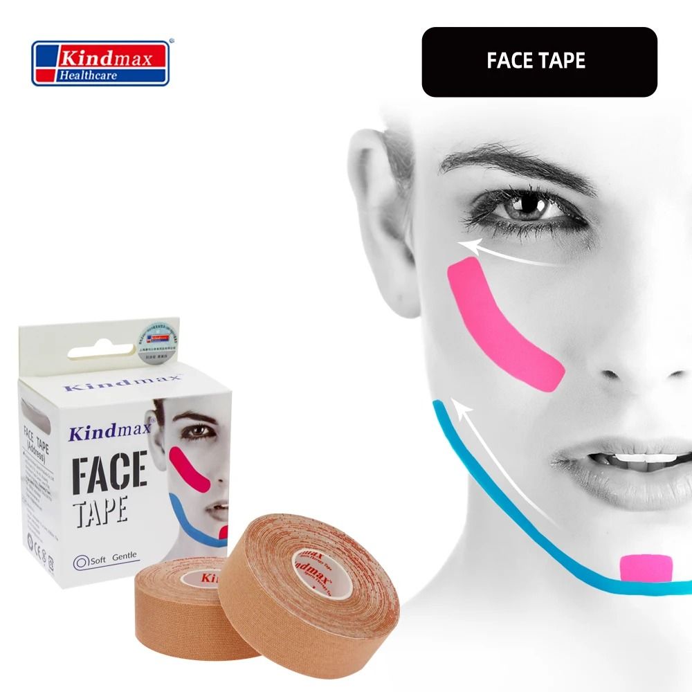 Kindmax Kinesiology Tape for Face V Line and Neck Eyes Area Lifting