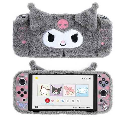 Kuromi Geekshare Nintendo Switch OLED Plush Case (Category: Nintendo) located in Manila. Submitted by zhiejou (Listing ID 1378138748, Image 1). Description: With flaw sa left joycon cover ( check photos ) everything else in great condition. With stand din siya. FOR NINTENDO SWITCH OLED MODEL ONLY Loc: San Mateo, Rizal MOD: Lalamove sdd, J&T express Meet up: SM San Mateo.