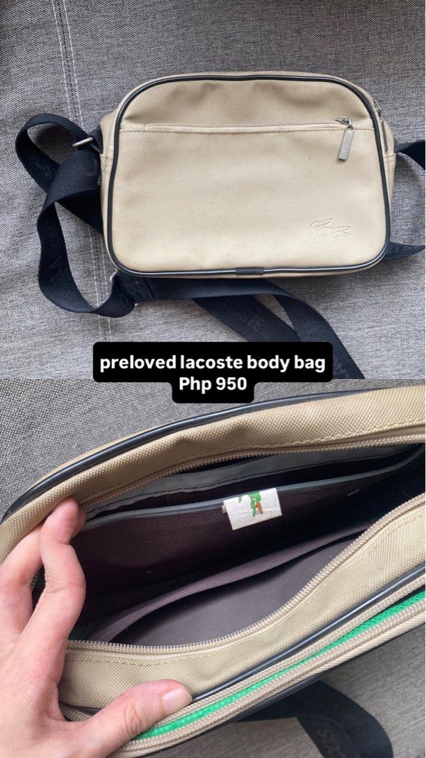 Lacoste Body Bag (Category: Cross-body Bags) located in Quezon City. Submitted by augustine_l (Listing ID 1378042145, Image 1). Description: .