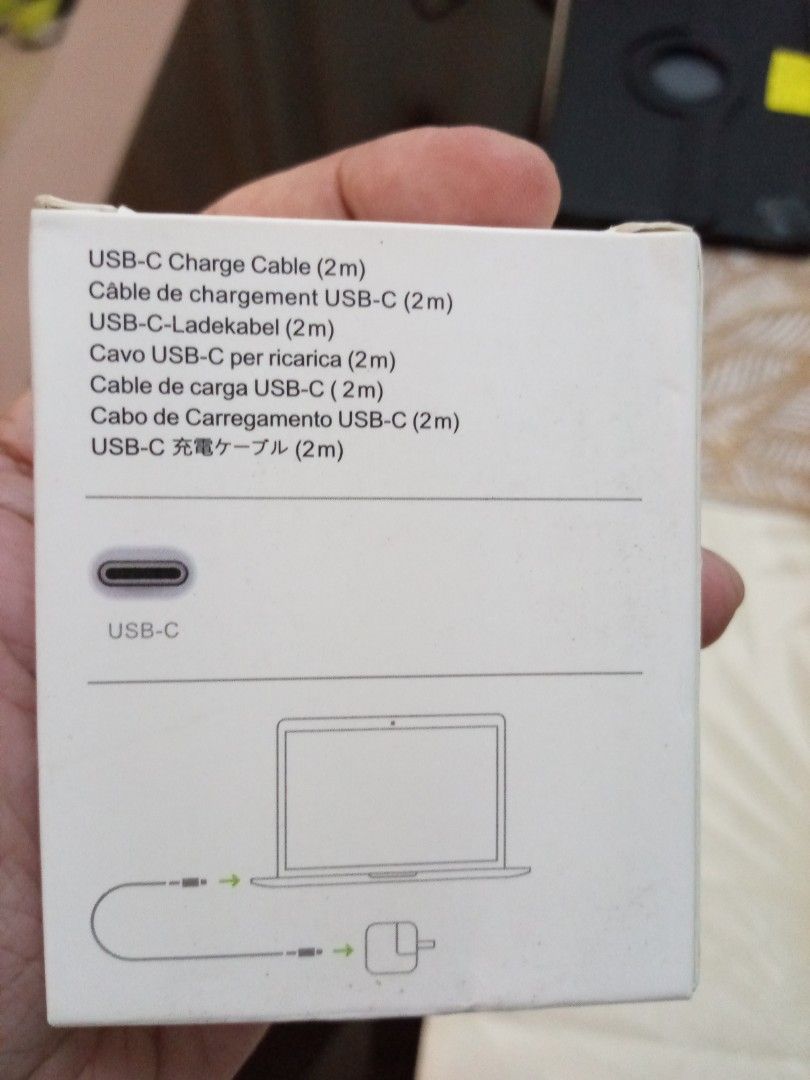 macbook or huawei type c to type c cable 2 meters long (Category: Cables & Adaptors) located in Mandaluyong City. Submitted by richardolshoppe (Listing ID 1378020575, Image 2). Description: macbook type c to type c cable also compatible to huawei type c to type c charger..