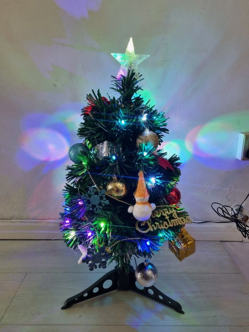 Miniature Decorated Christmas Tree