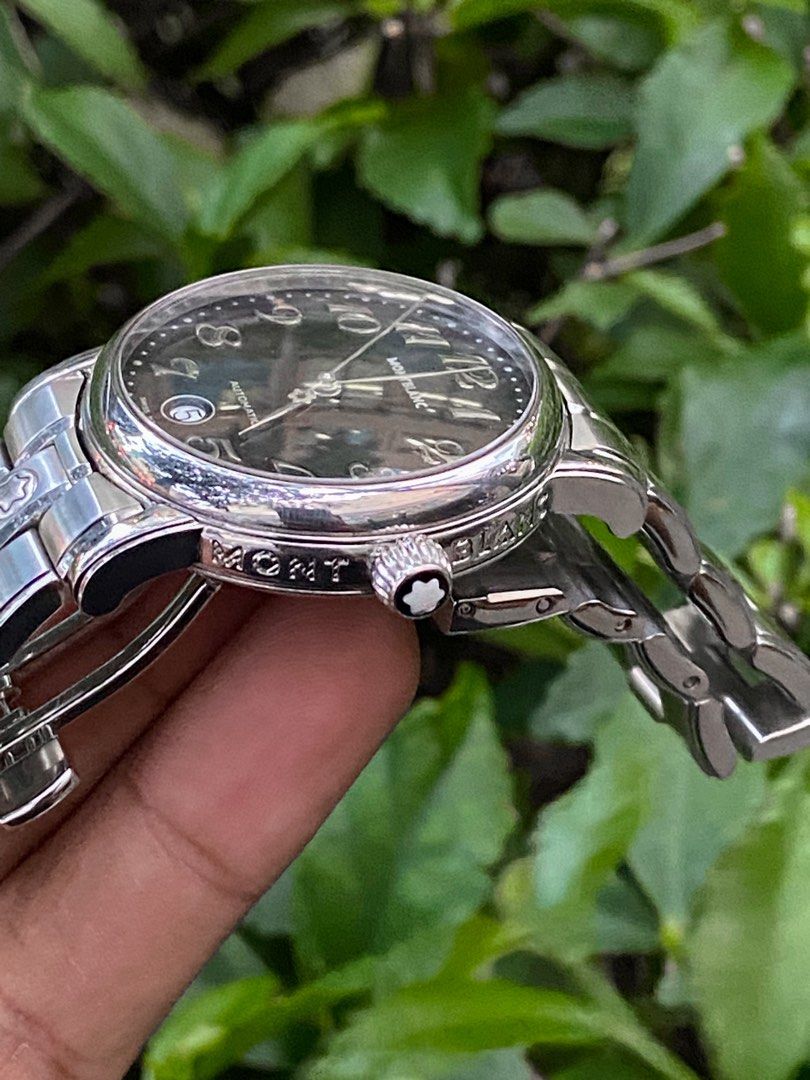 Montblanc star meisterstuck 7019 steel, Barang Mewah, Jam Tangan